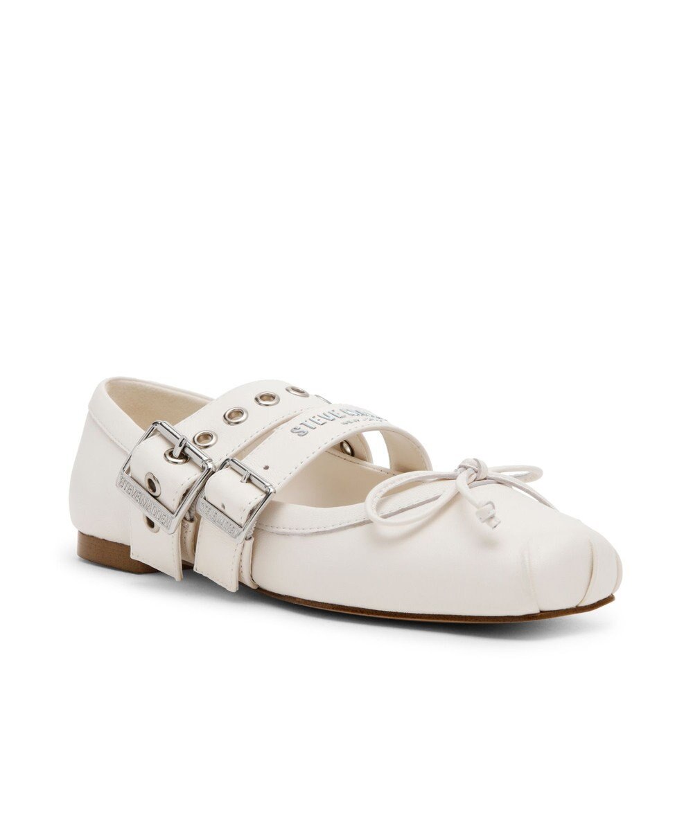 STEVE MADDEN CEARA バレエダブルストラップフラットシューズ 