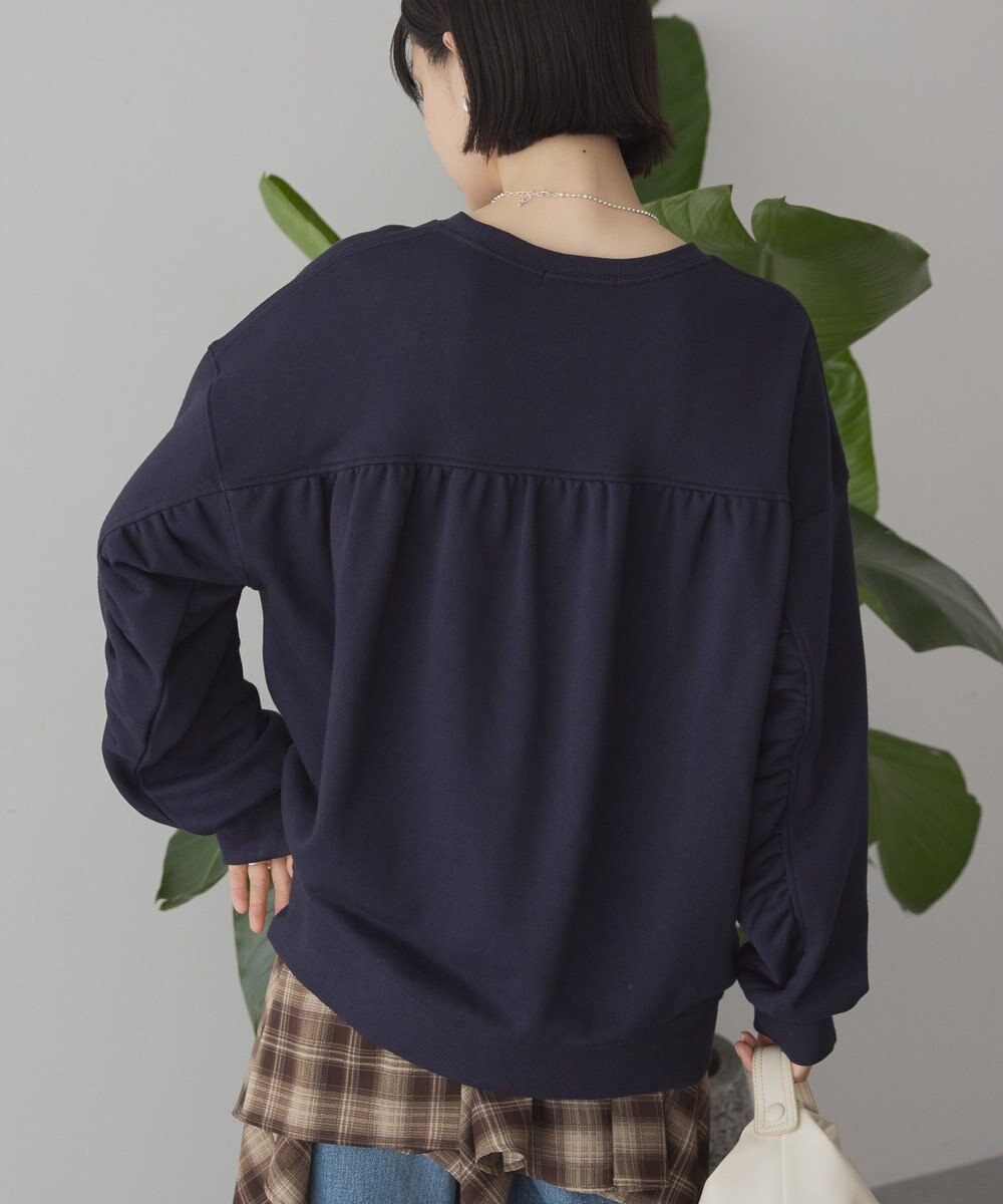 AMERICAN HOLIC バックギャザー裏毛プルオーバー 