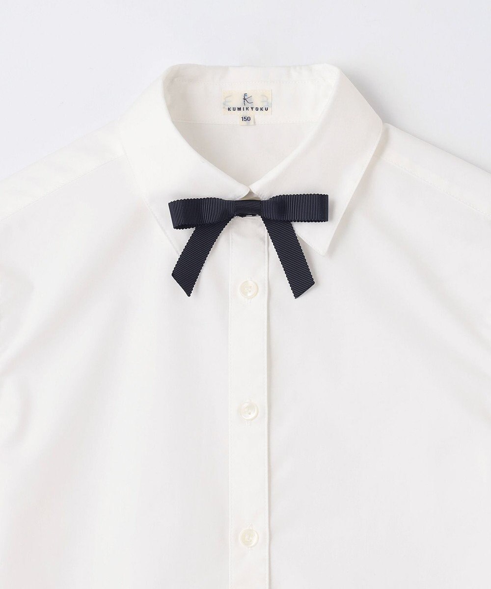 組曲 KIDS 【150-170㎝】リボン付き ブラウス 