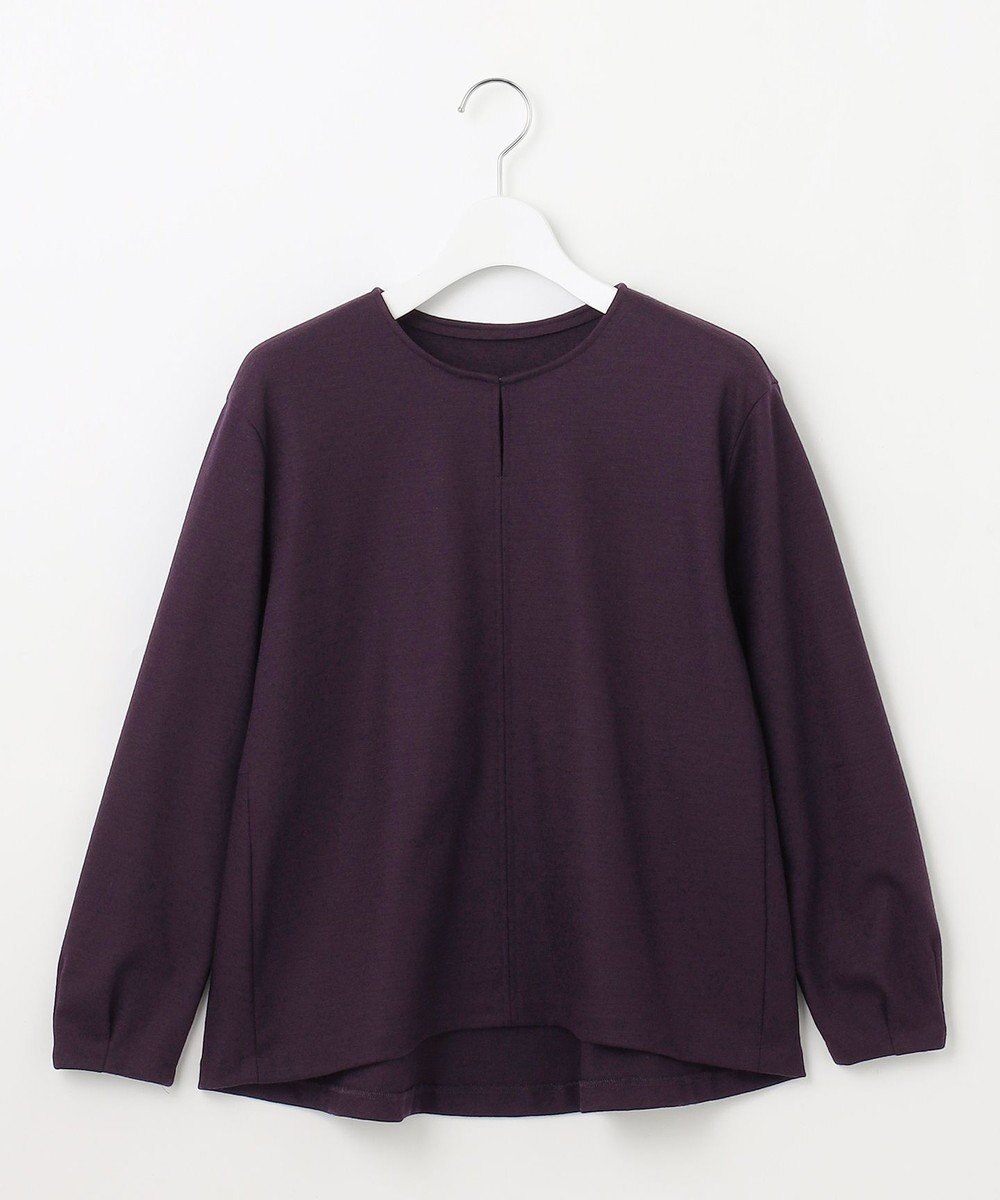 J.PRESS LADIES S ウールスムース ペプラム カットソー 