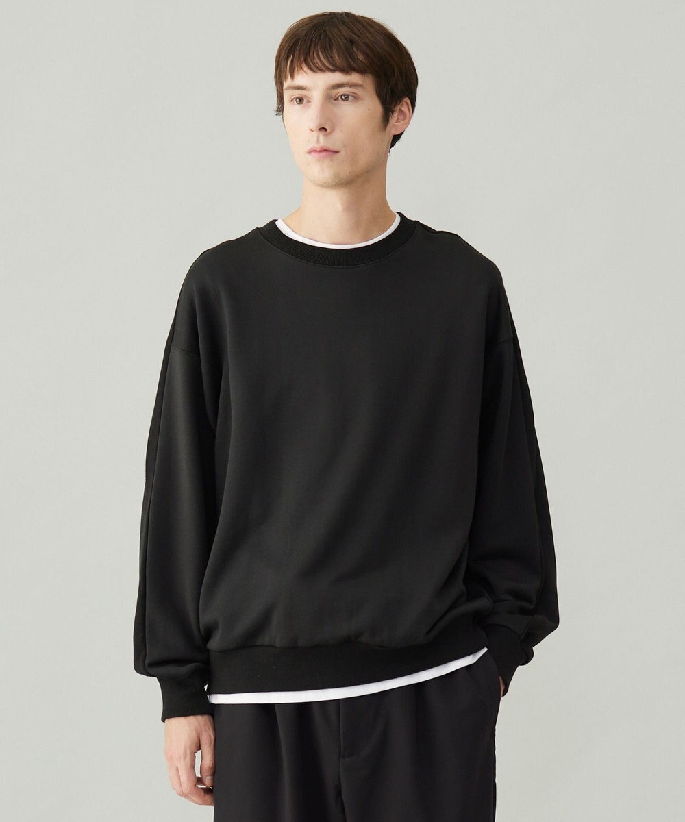 UNFILO MENS ナイロン裏毛 クルーネック 