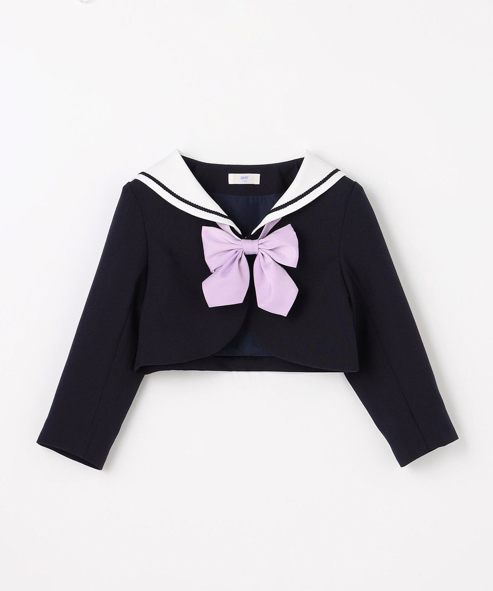 ANY KIDS 【2点セット】セーラージャケット+チェックワンピース 