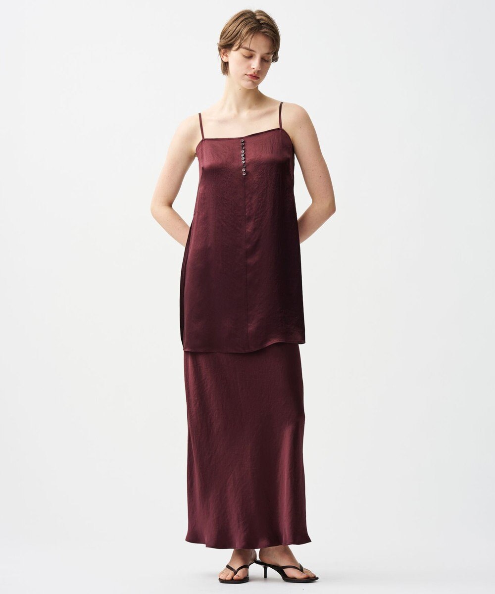 uncrave アセテートヴィンテージサテン キャミソールブラウス 