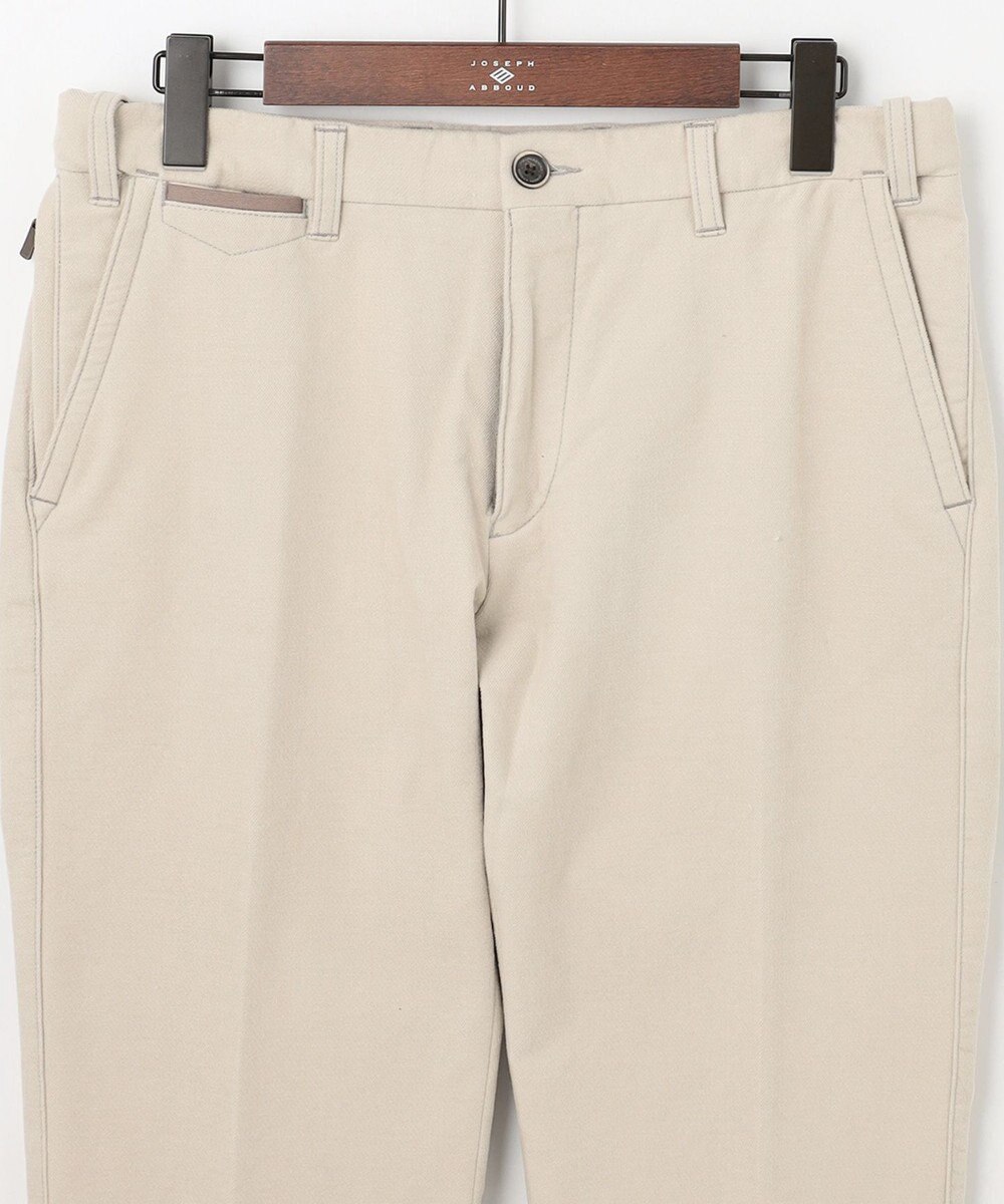 JOSEPH ABBOUD 【ウエストも伸びる！/2WAYストレッチ/暖かい/オーガニック】オーガニックコットン ウオーム パンツ 
