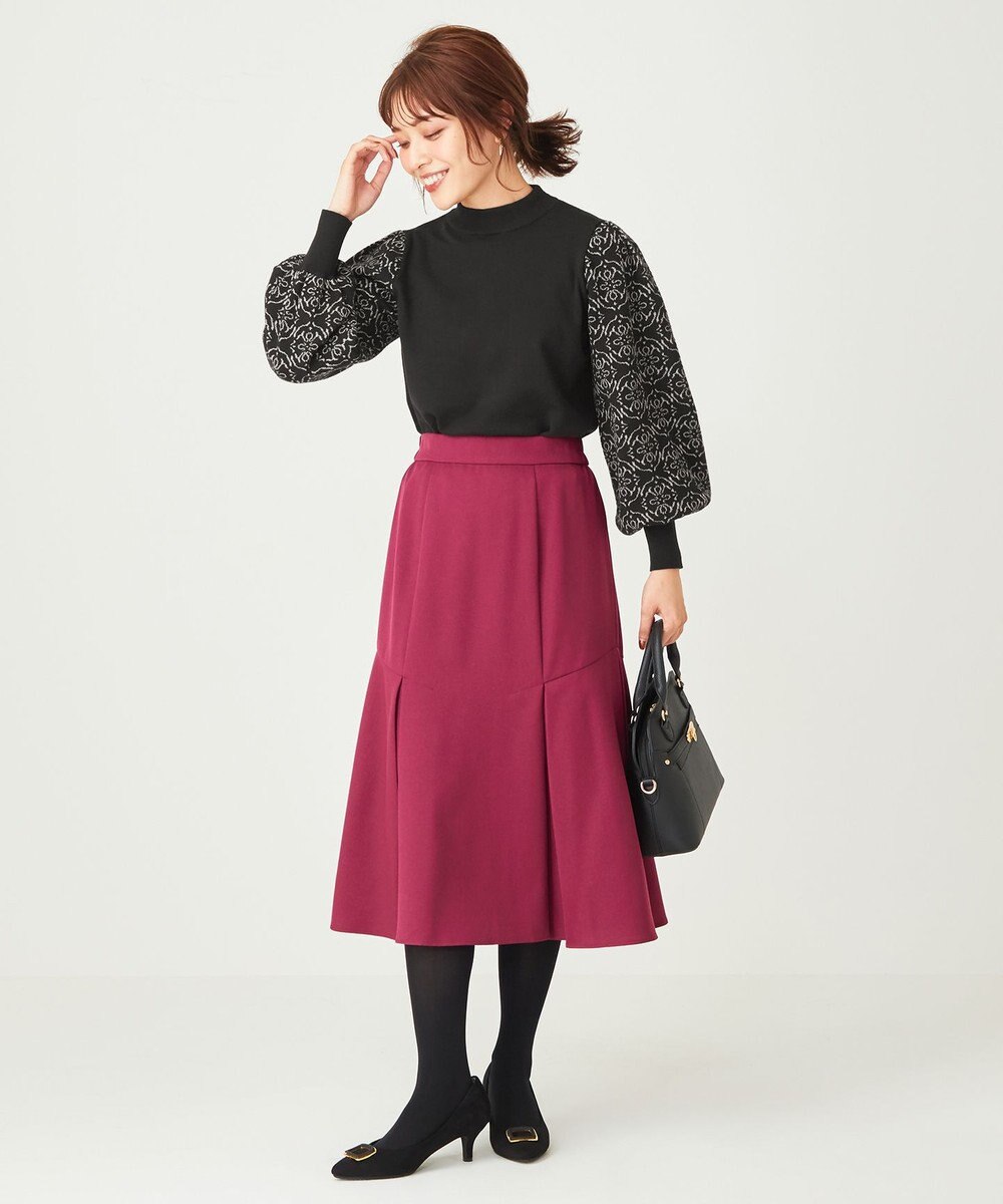 ANY SIS 【洗える】タックマーメイド スカート 