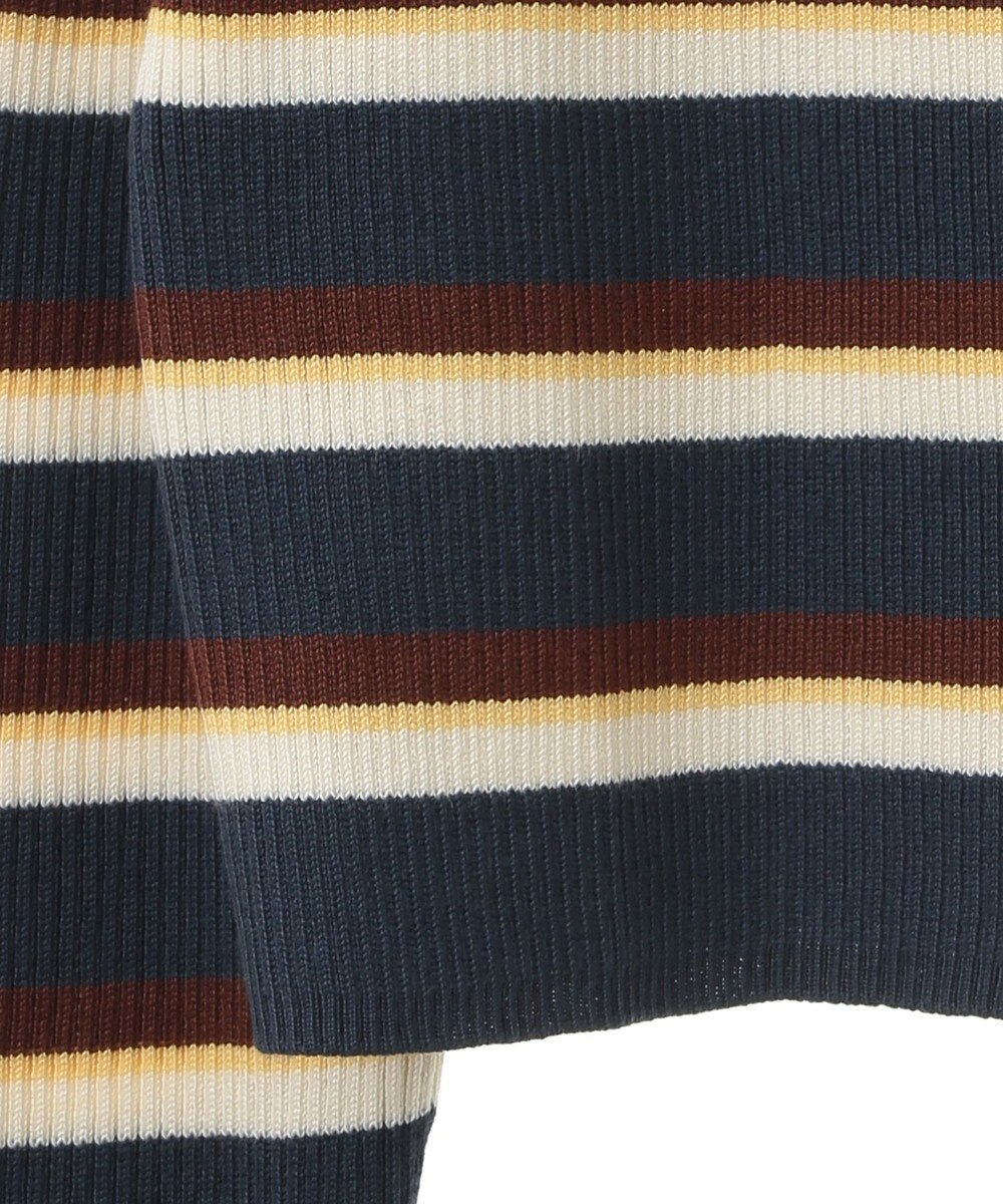 earth music&ecology Wジップリブカーディガン 