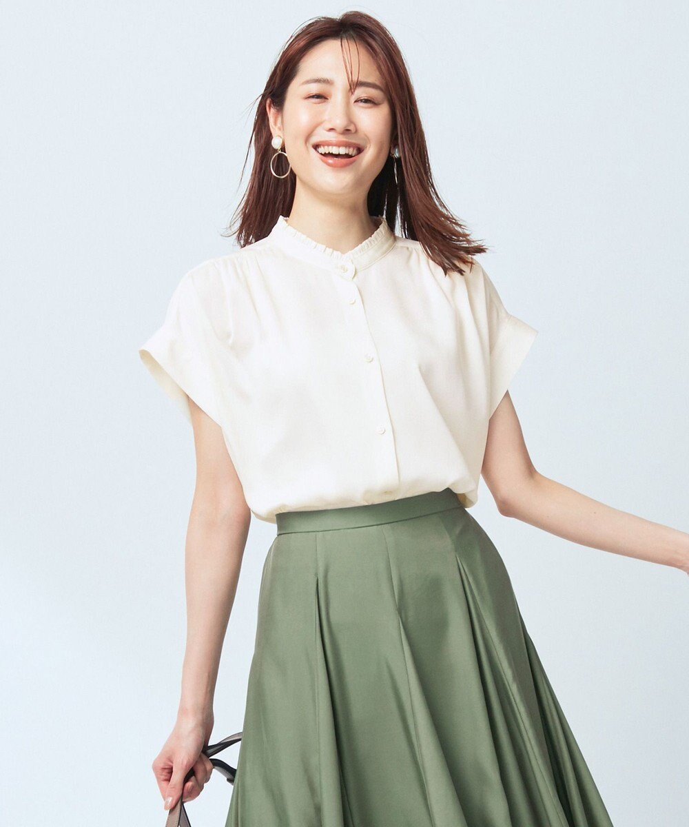 洗える フリルスタンドネック ブラウス 組曲 S ファッション通販 公式通販 オンワード クローゼット 洗える フリルスタンドネック ブラウス 組曲 S ファッション通販 公式通販 オンワード クローゼット