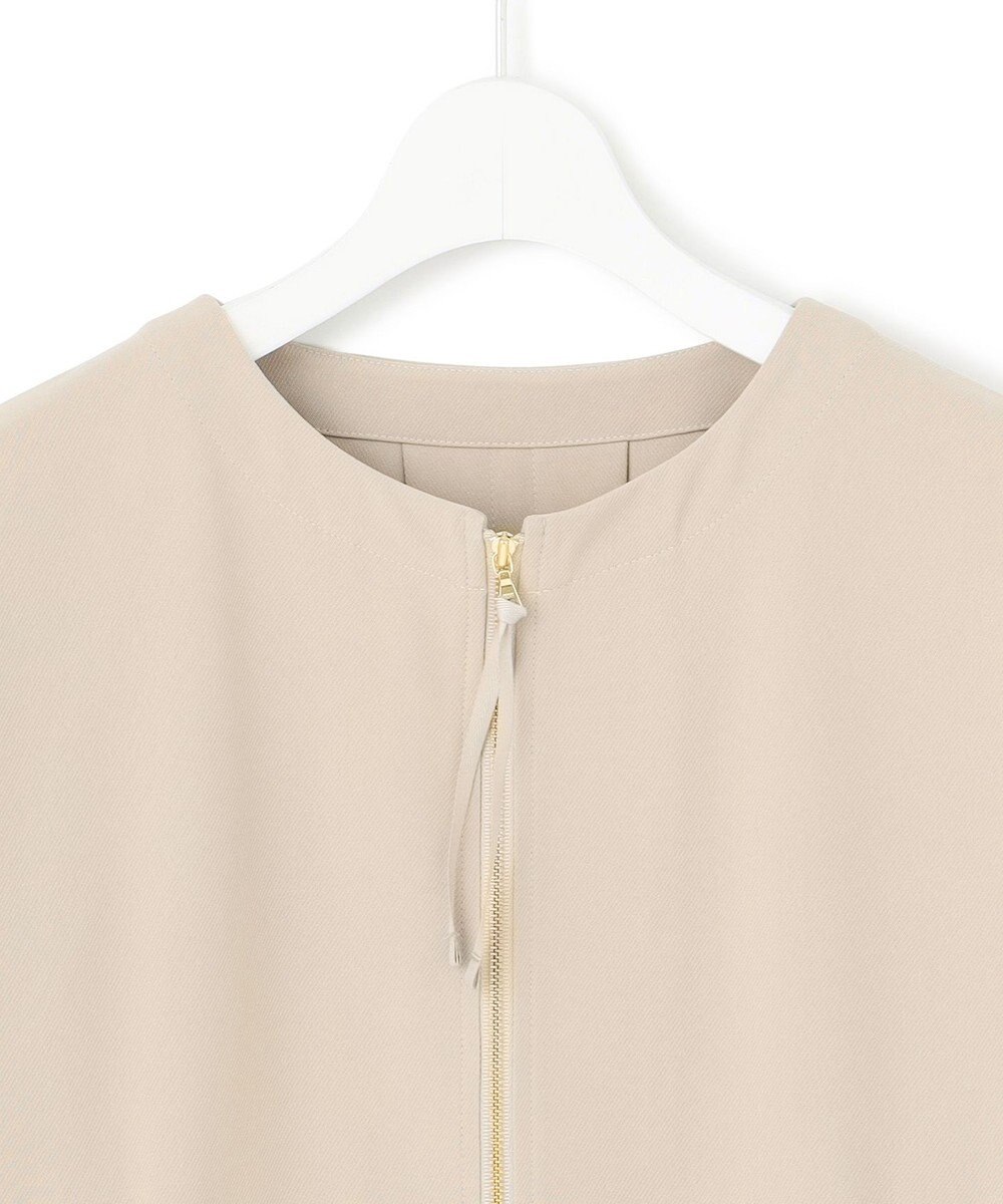 J.PRESS YORK STREET 【WOMEN】ジャージーライクツイル ドルマンブルゾン 