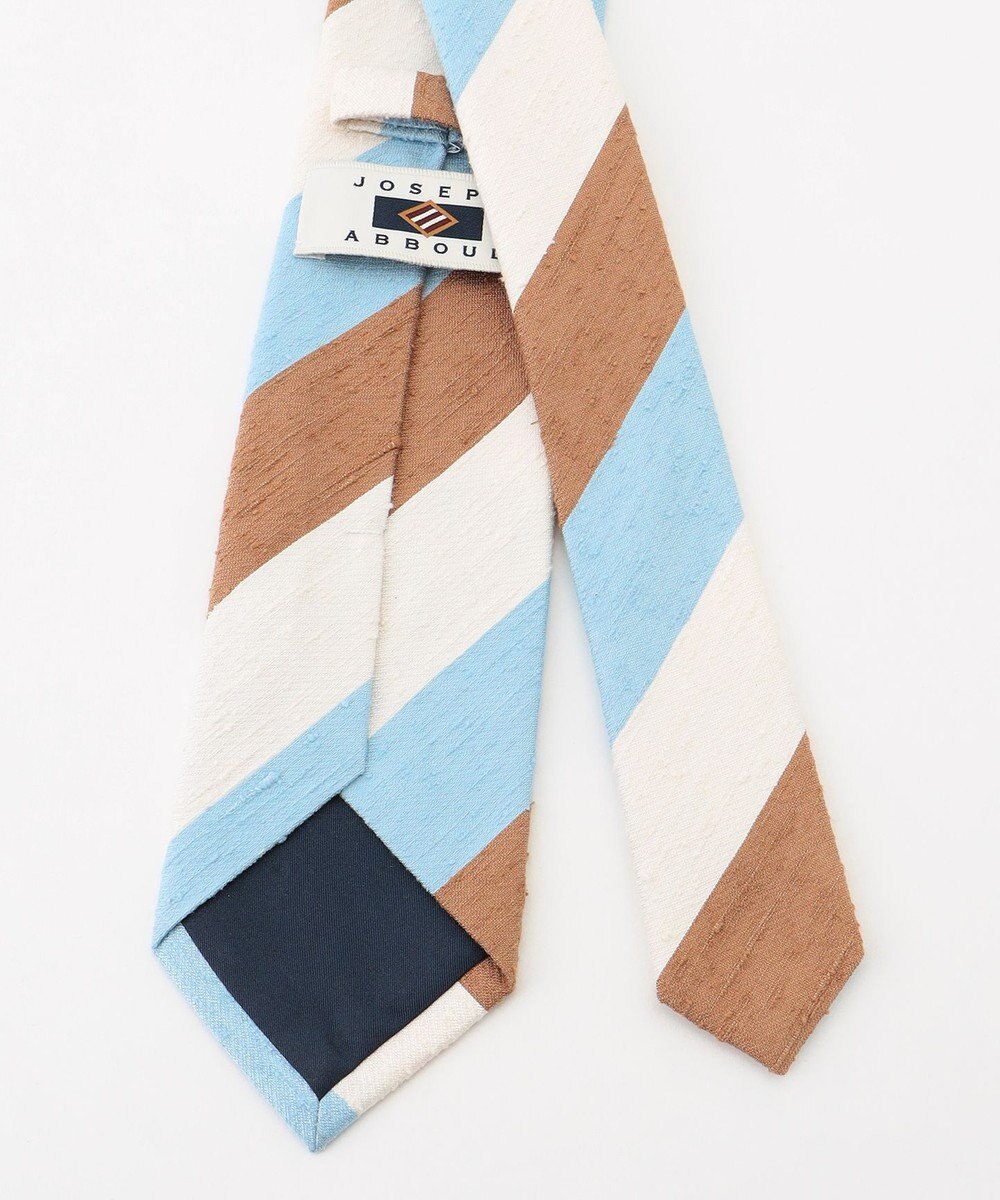 JOSEPH ABBOUD 【SETERIA BIANCH/日本製】トリプルカラーレジメンタル ネクタイ 