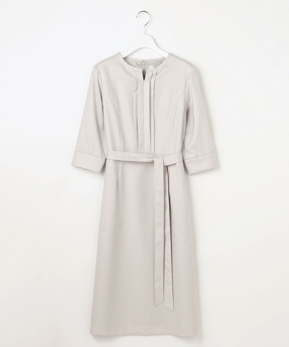 J.PRESS LADIES L OXIJEWEL ストレッチ ワンピース 