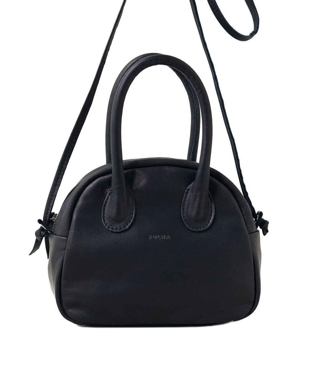 FOLNA RD ソフトレザー2WAYアールボストンバッグ 