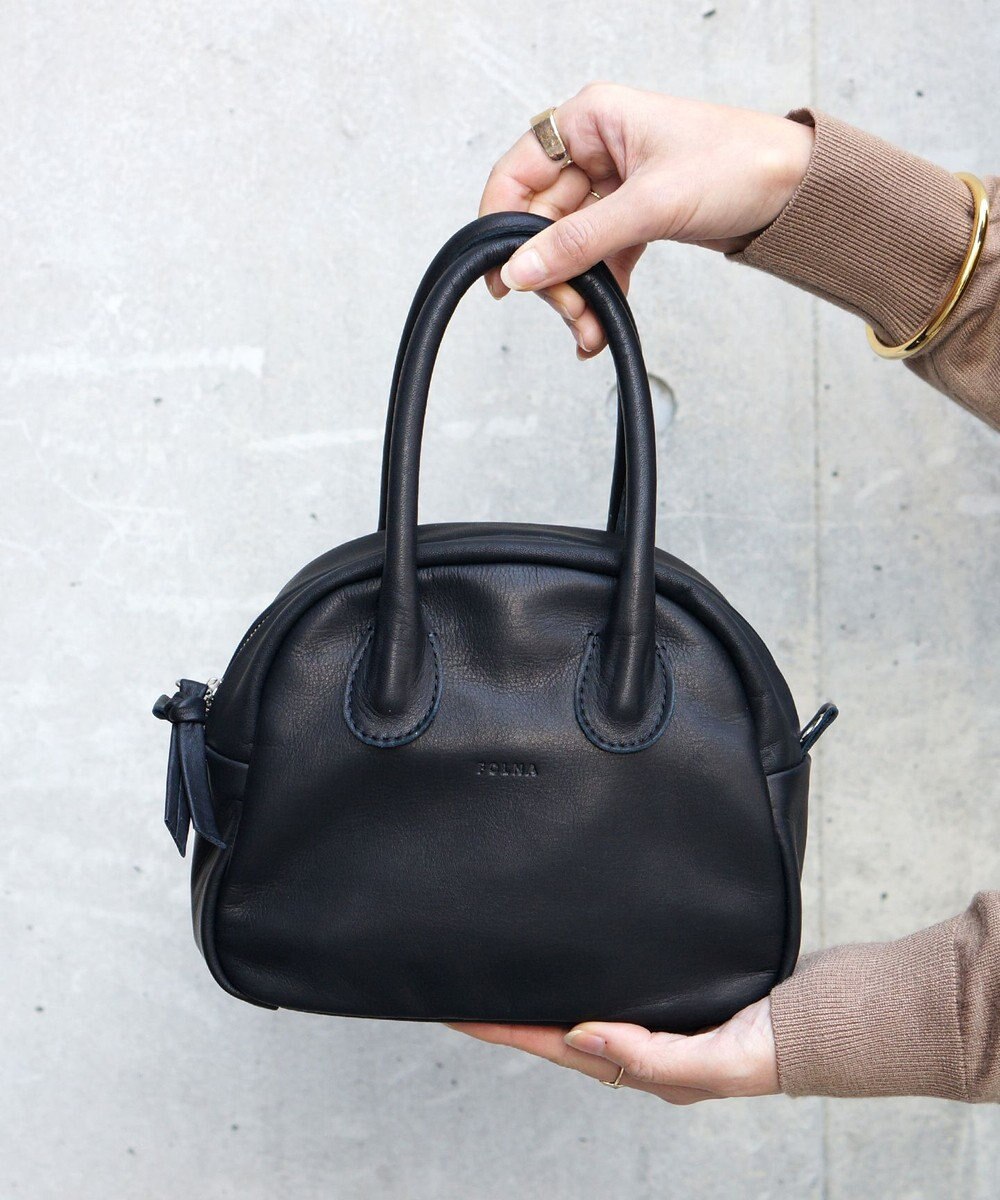 FOLNA RD ソフトレザー2WAYアールボストンバッグ 