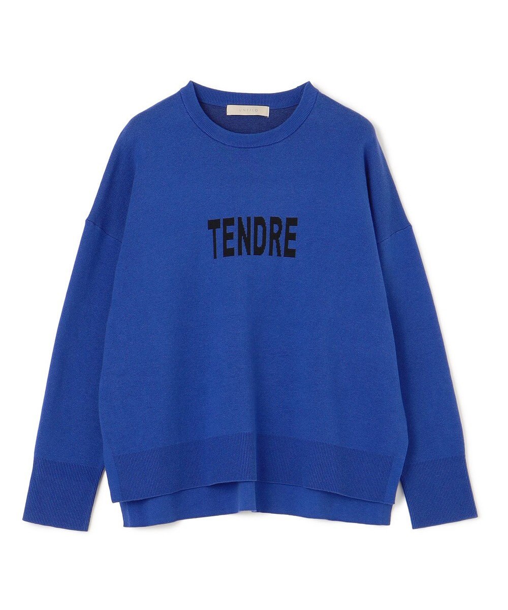 UNFILO 【新色追加】スウェットライク ロゴニット 