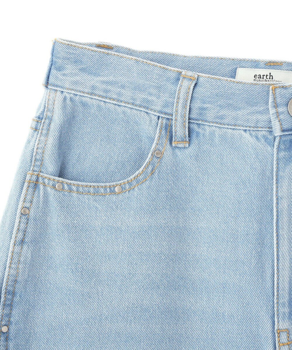 earth music&ecology スタッズデニムパンツ 