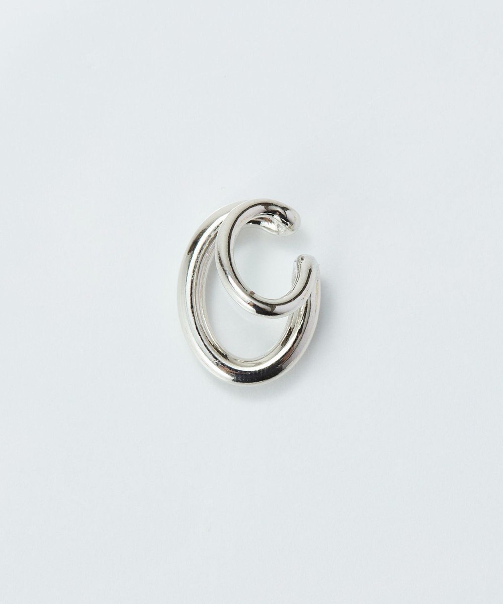 Phoebe 【金属アレルギー対応】ダブルシャインイヤーカフ　シルバー/ニッケルフリー 