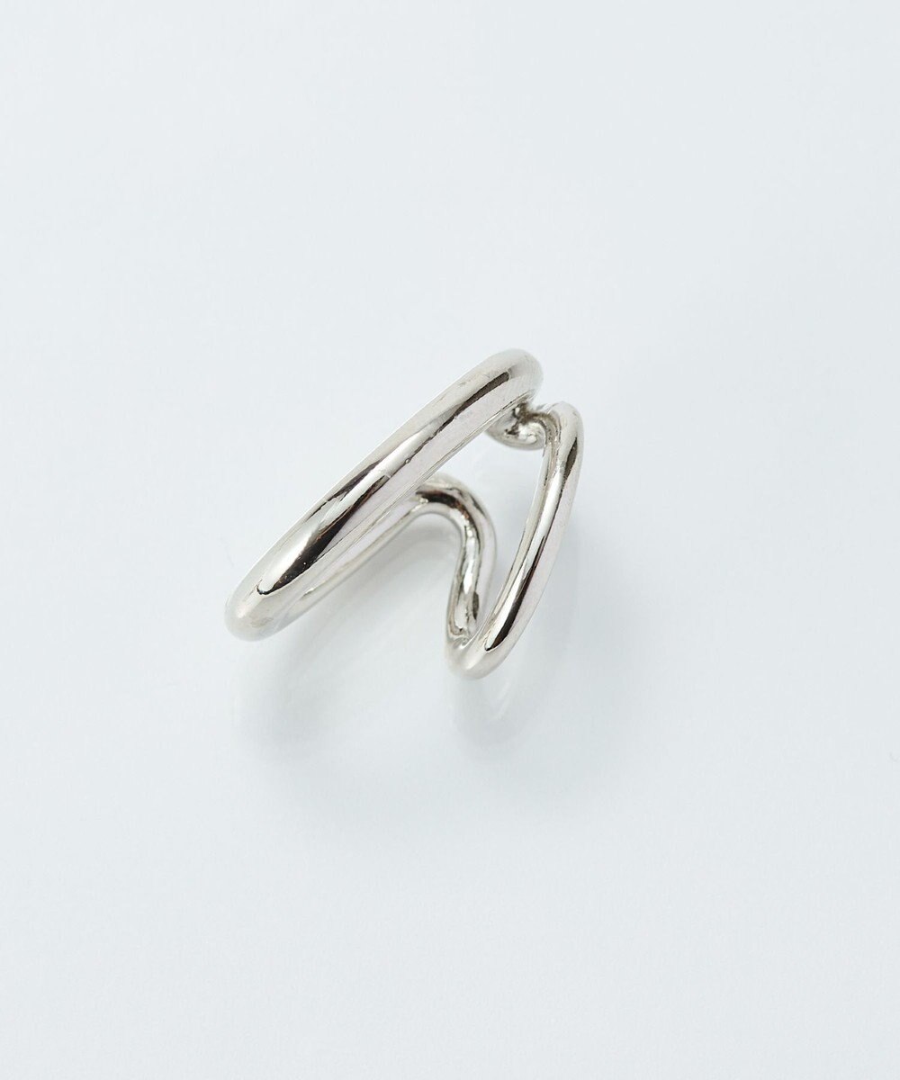 Phoebe 【金属アレルギー対応】ダブルシャインイヤーカフ　シルバー/ニッケルフリー 