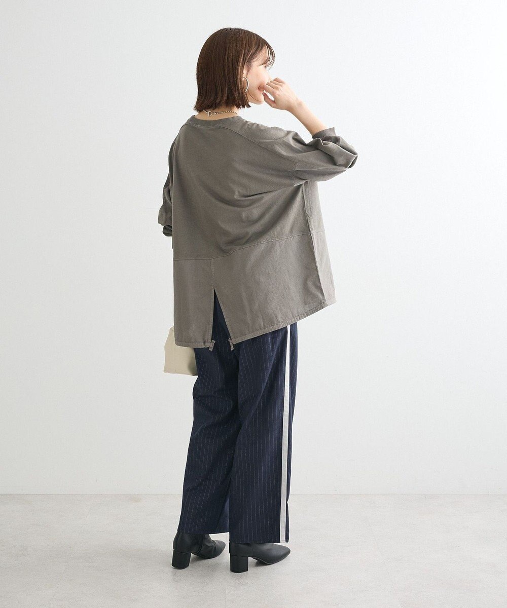 Green Parks ピグメント裾ドロストカットチュニック 