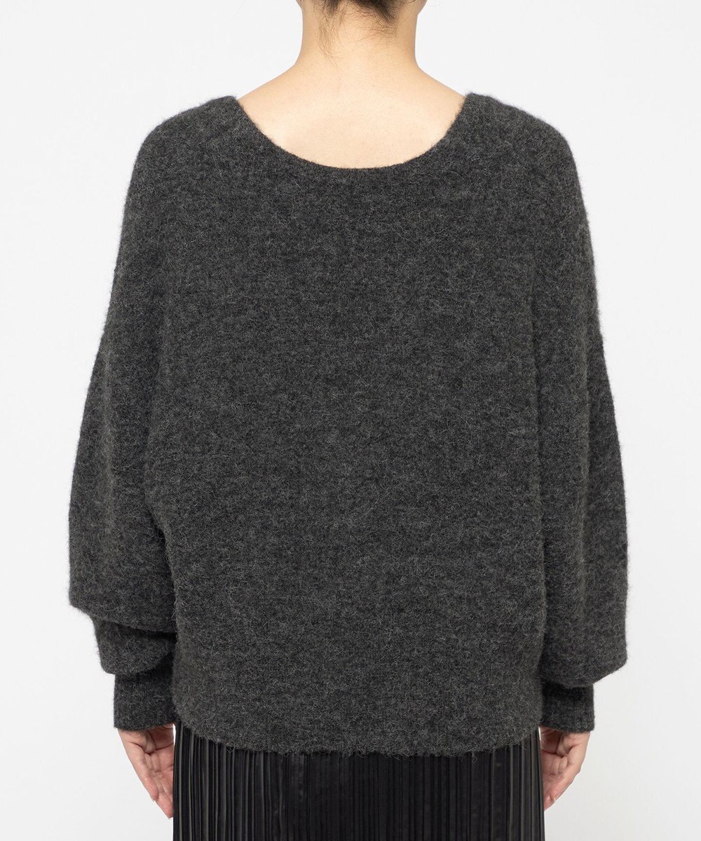 uncrave アルパカニット 深Vネック トップス（uncrave WHITE） 