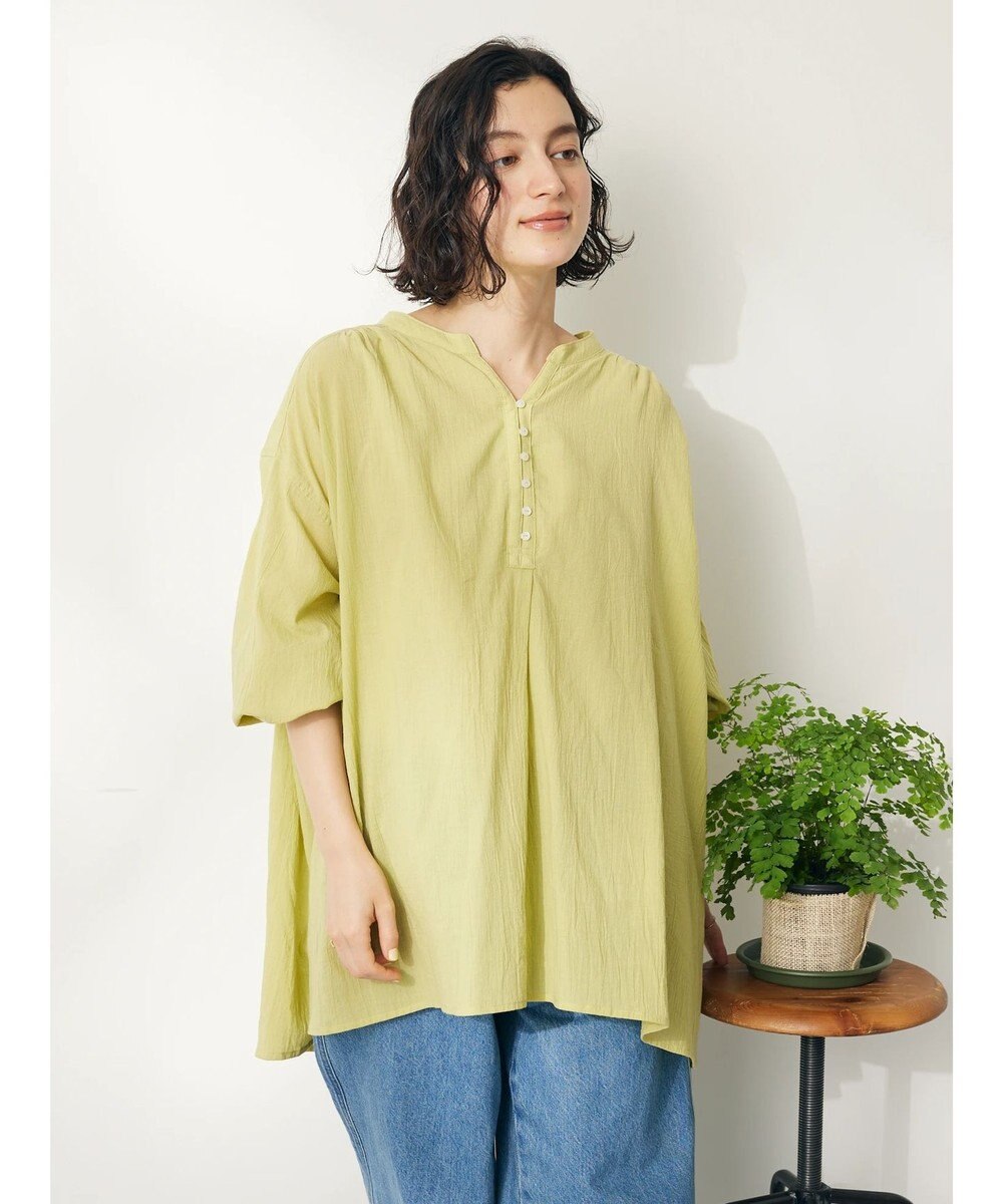 CRAFT STANDARD BOUTIQUE ジョーゼットスキッパーシャツ 