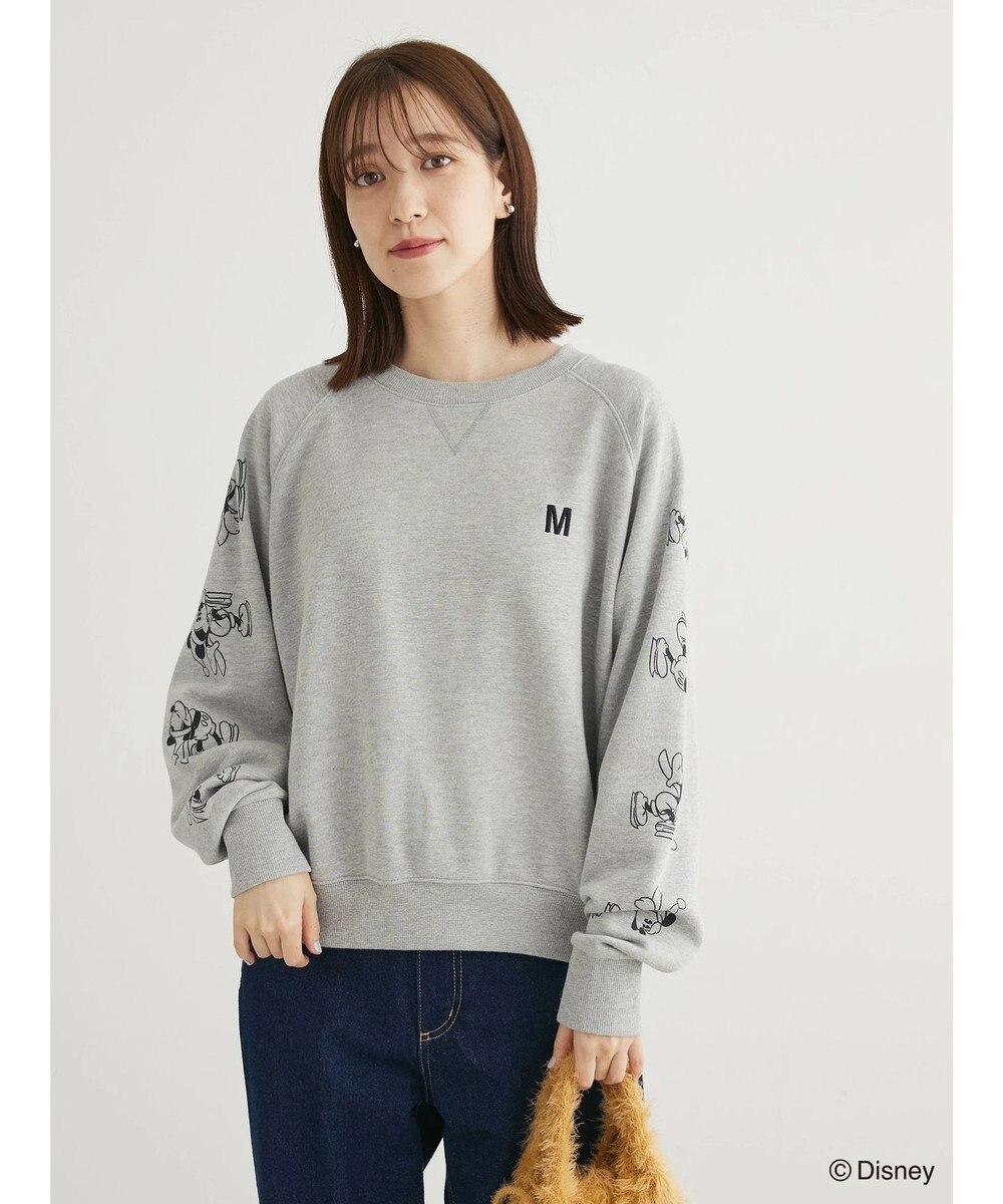 Green Parks Ｄｉｓｎｅｙ／裏毛袖プリントスウェットII 