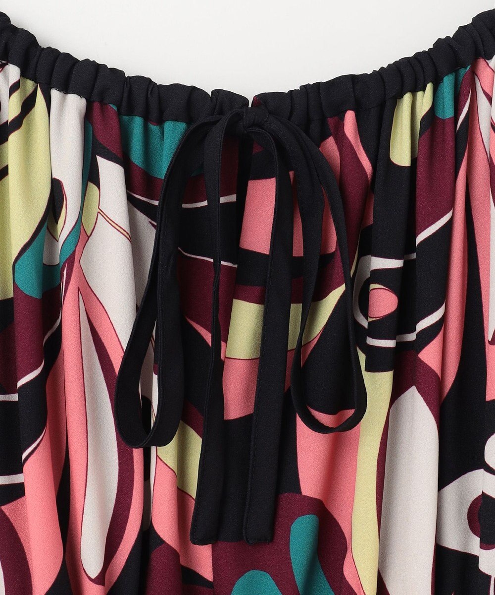 GRACE CONTINENTAL キカバードプリントワンピース 