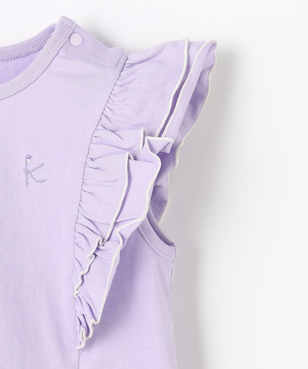 組曲 KIDS 【80-100㎝】 フルールフリルTシャツ 