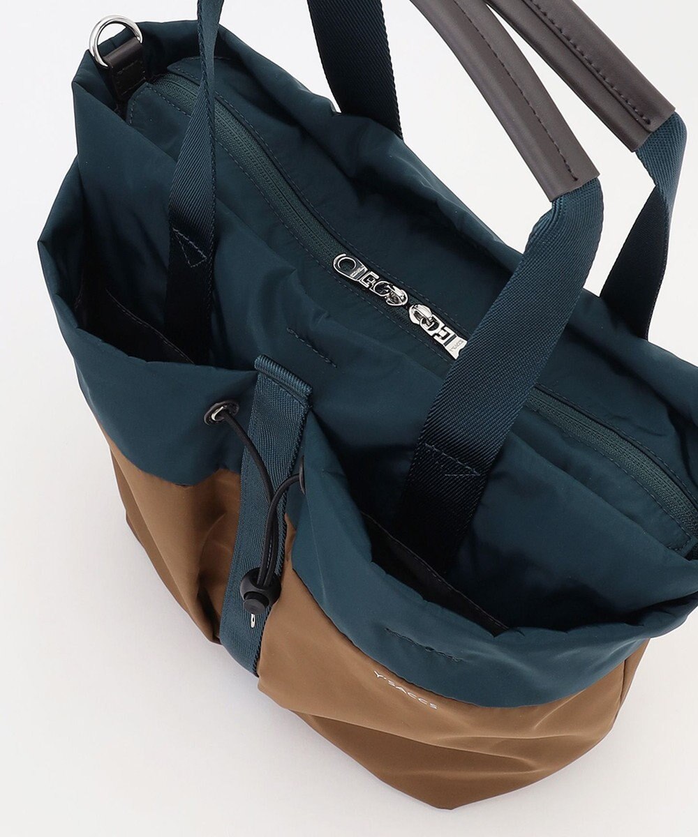 Y'SACCS ドローストリング コンビカラー2WAYトート 