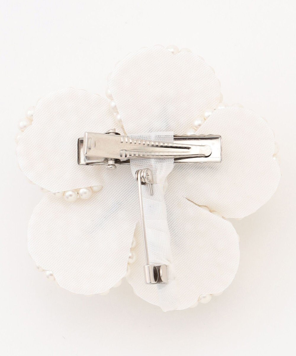 組曲 カメリアビーズブローチ 