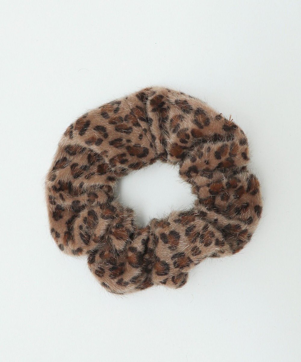 WEGO Lシャギーレオパードシュシュ 