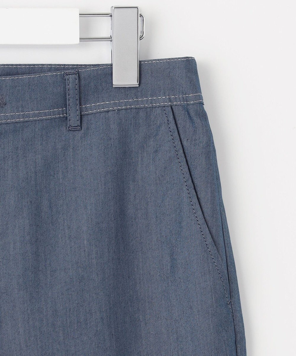 J.PRESS LADIES 【洗える】ツイルライトストレッチ セミワイド パンツ 