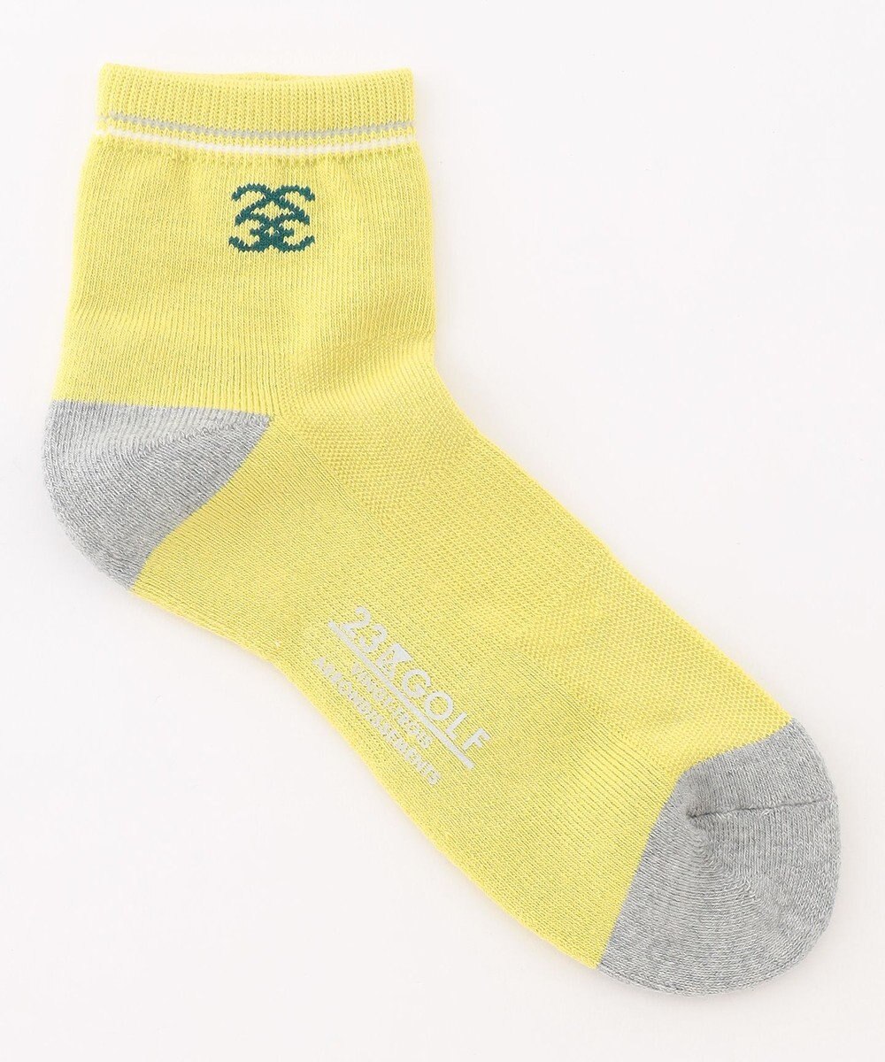 23区GOLF 【MEN】 12センチ丈 ロゴソックス 