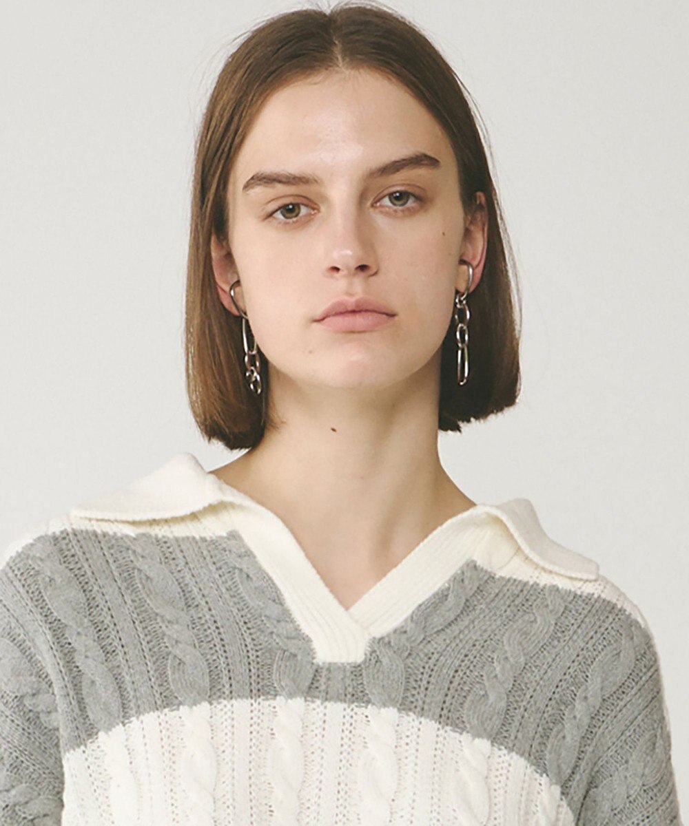 GRACE CONTINENTAL チェーンデザインイヤーカフ 