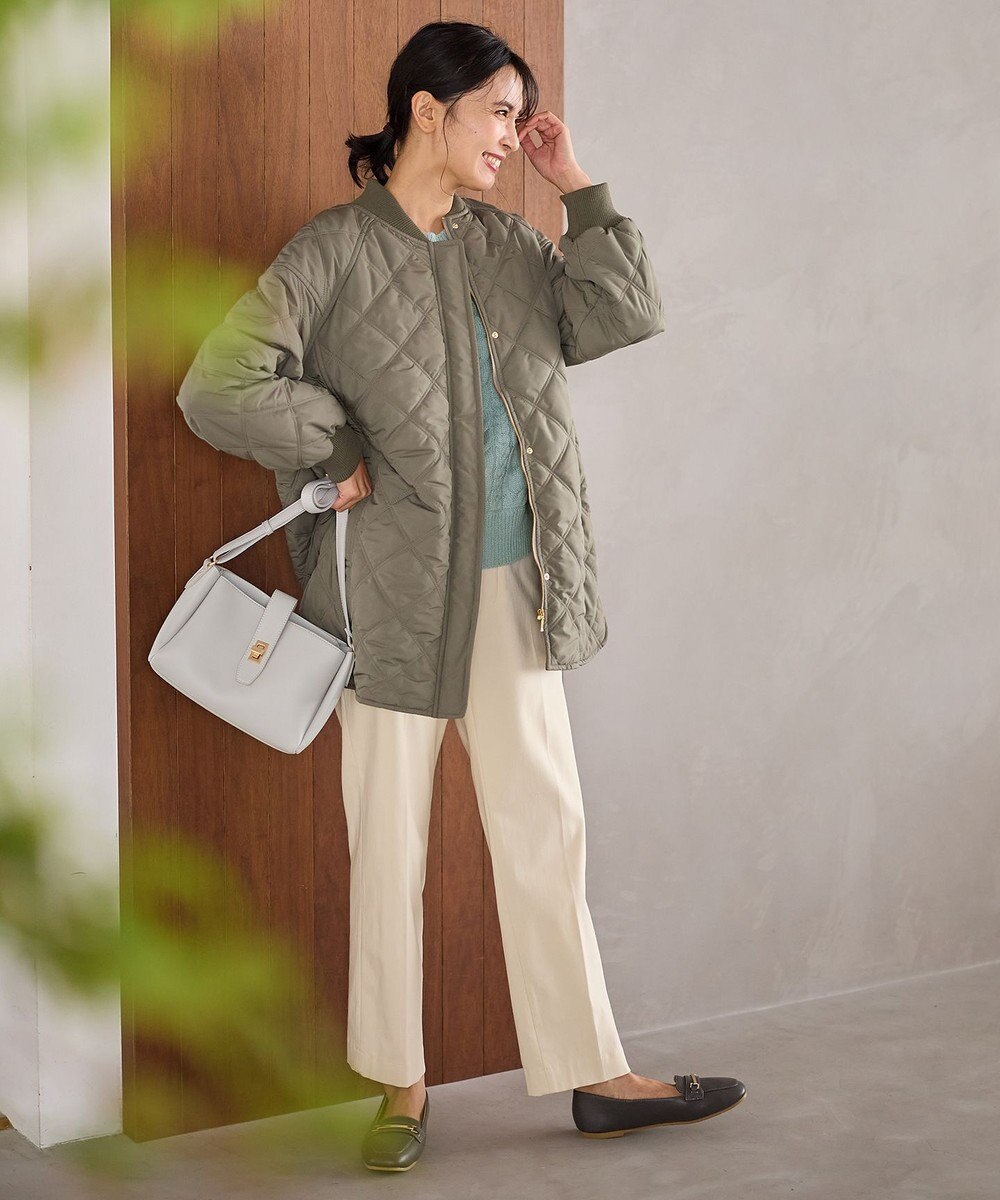 ANY 【洗濯機可/撥水】ダイヤキルトブルゾン 