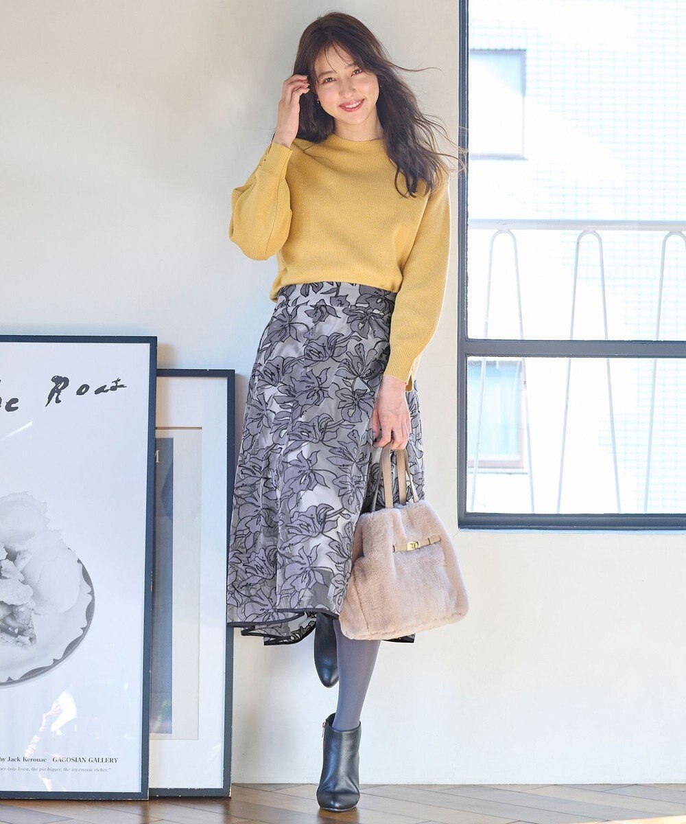 ANY SIS 【洗える】彩色兼美 ニット 