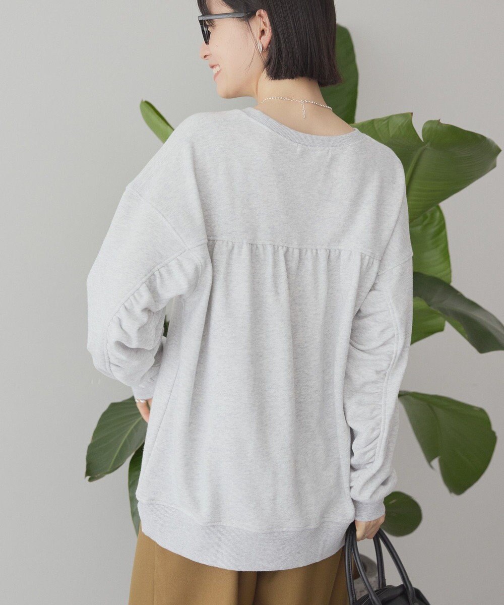 AMERICAN HOLIC バックギャザー裏毛プルオーバー 