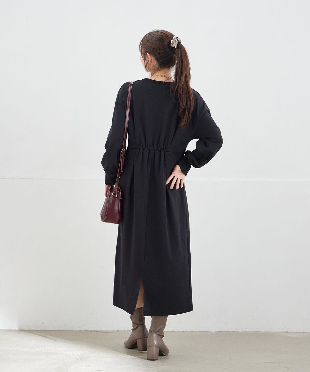 Tiaclasse 【吸水発熱 / 静電気防止】ポンチタックワンピース 