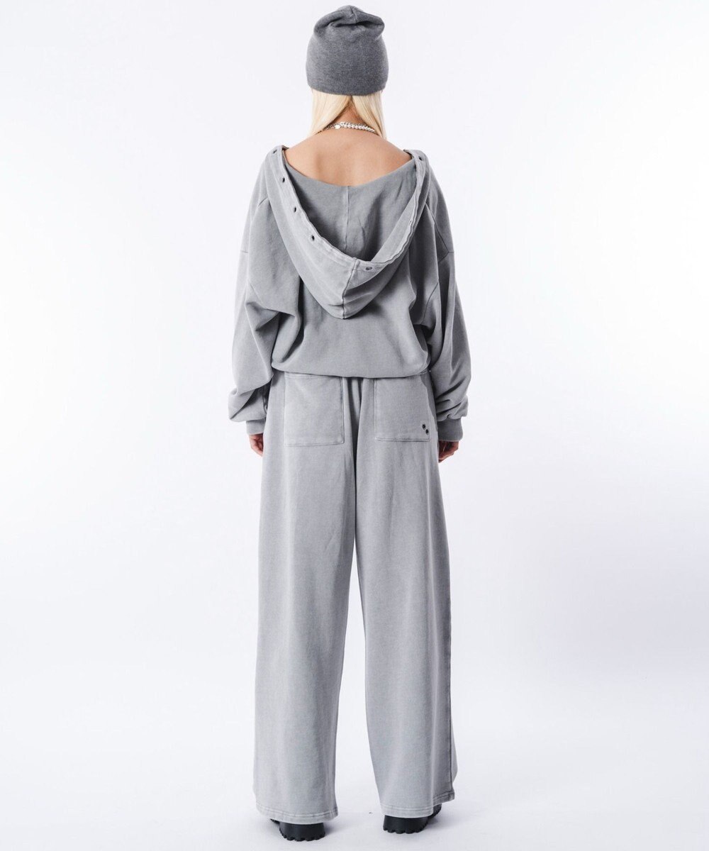 WEGO 【ユニセックス着用ITEM】ブリーチハトメZIPパーカー 