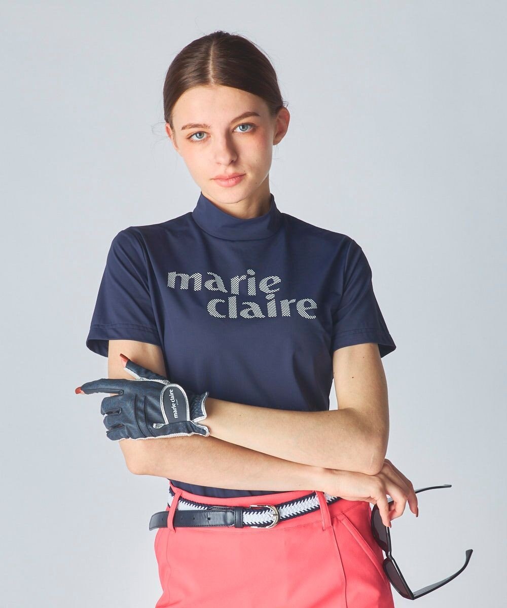 FILA GOLF／marie claire 【marie claire SPORT】 半袖モックネックシャツ 