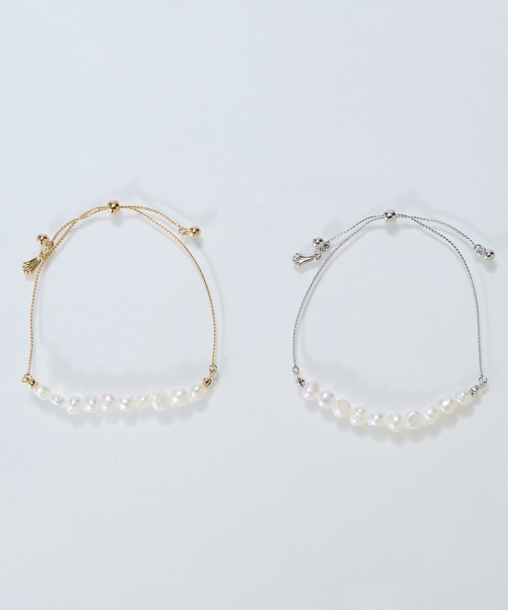 Phoebe フレッシュウォーターパールブレスレット　シルバー/淡水パール 