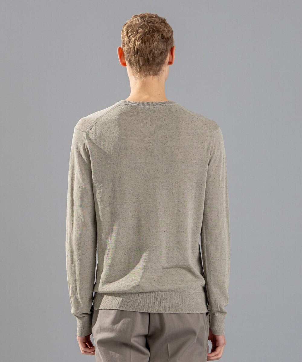 JOSEPH HOMME リネンナイロンプレーン　クルーネックニット 