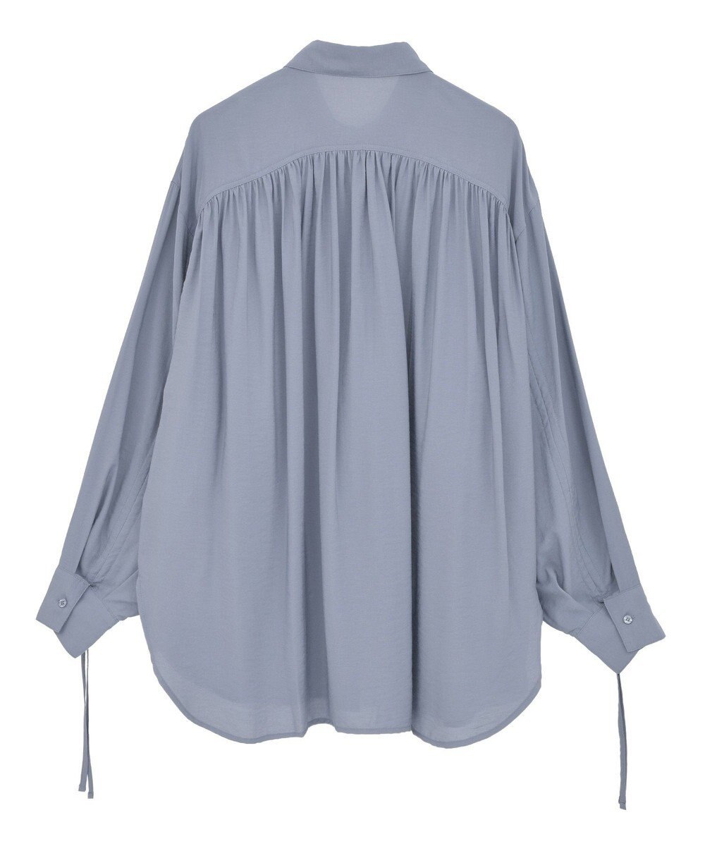 AMERICAN HOLIC シアーバックギャザーリボンシャツ 