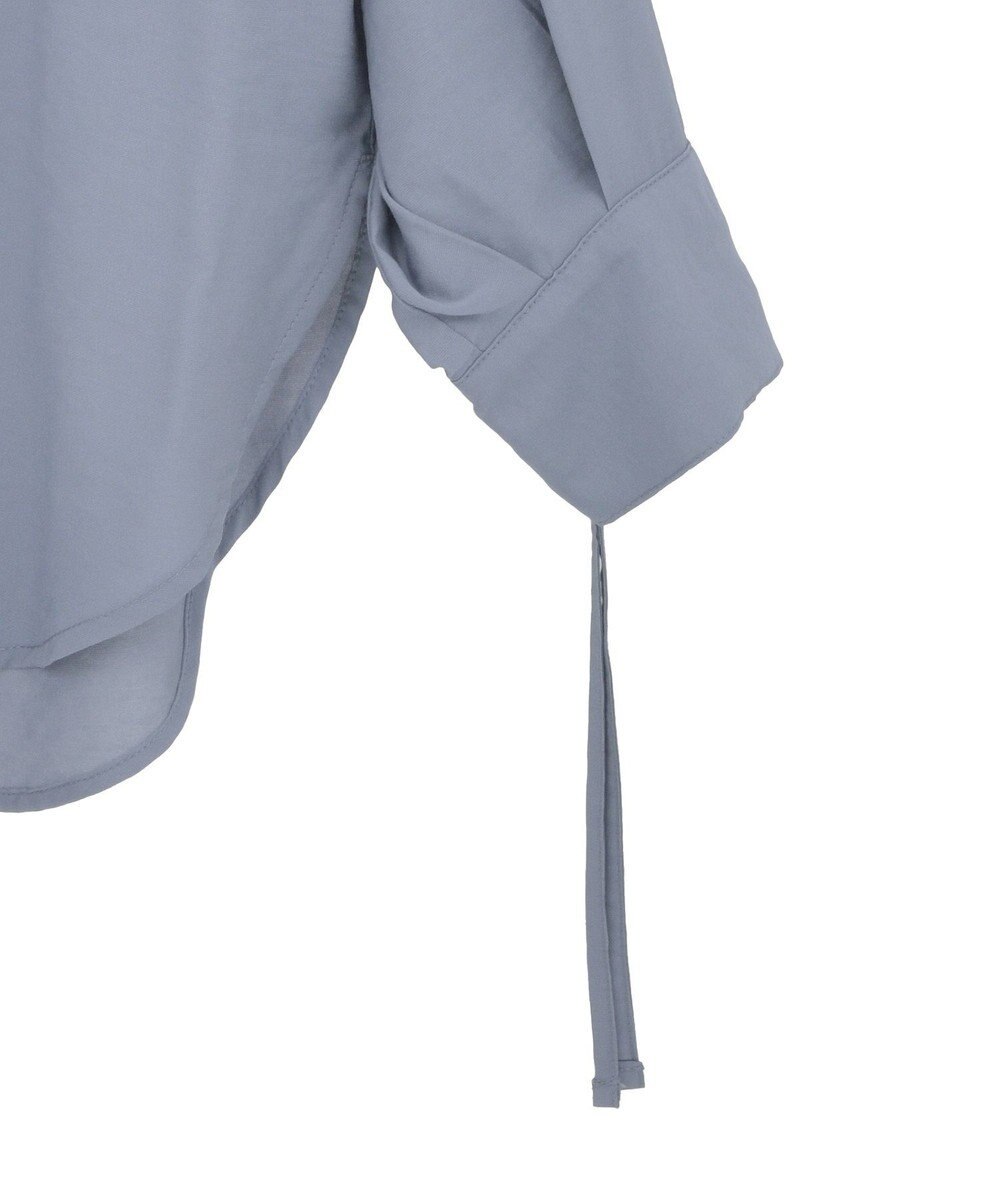 AMERICAN HOLIC シアーバックギャザーリボンシャツ 