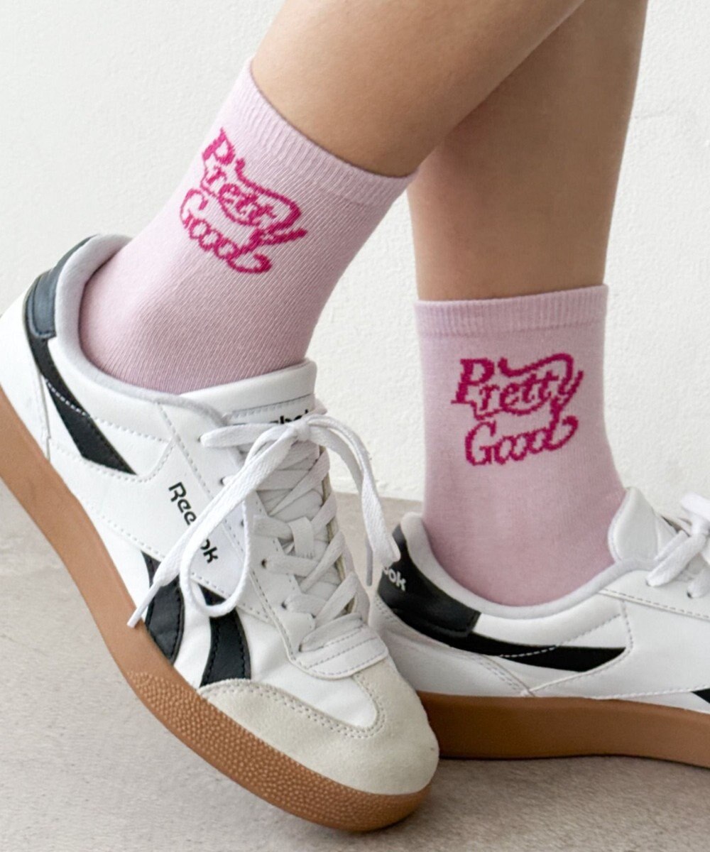 WEGO ラメロゴソックス 