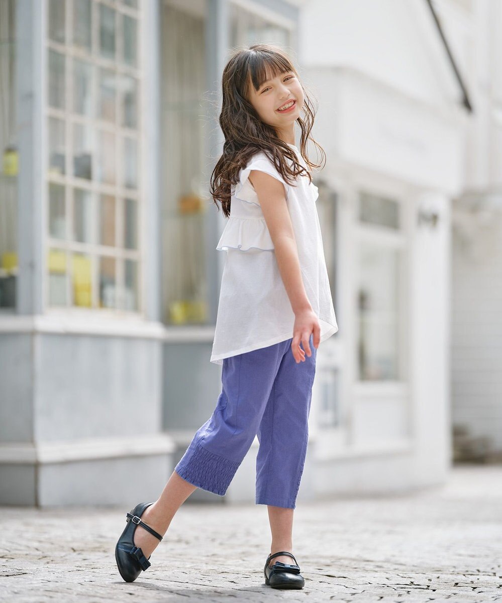 組曲 KIDS 【150-160㎝】シャーリング パンツ 