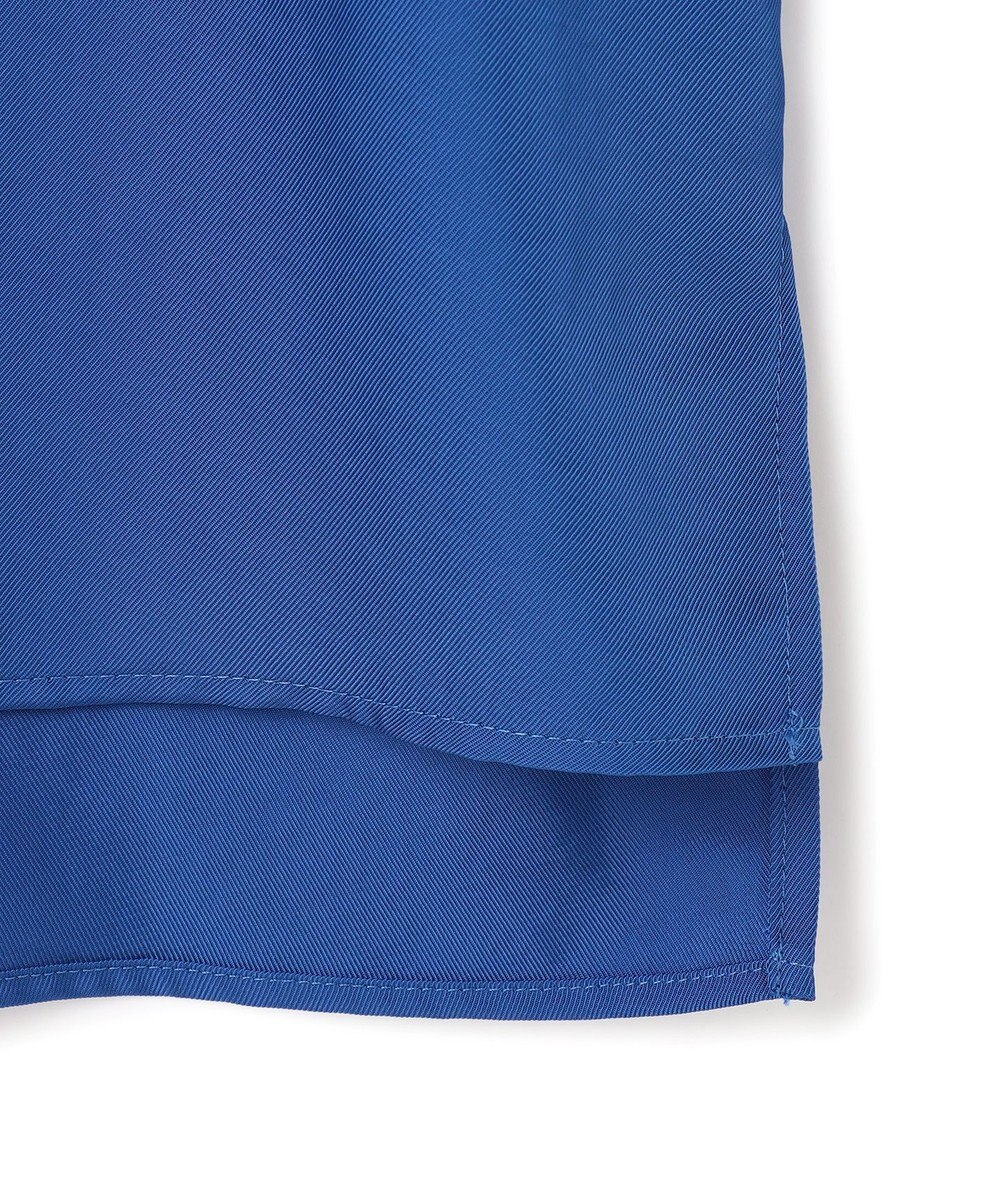 ICB L 【WEB限定・接触冷感・速乾・洗える】シルキーツイル 半袖クロップドシャツ 