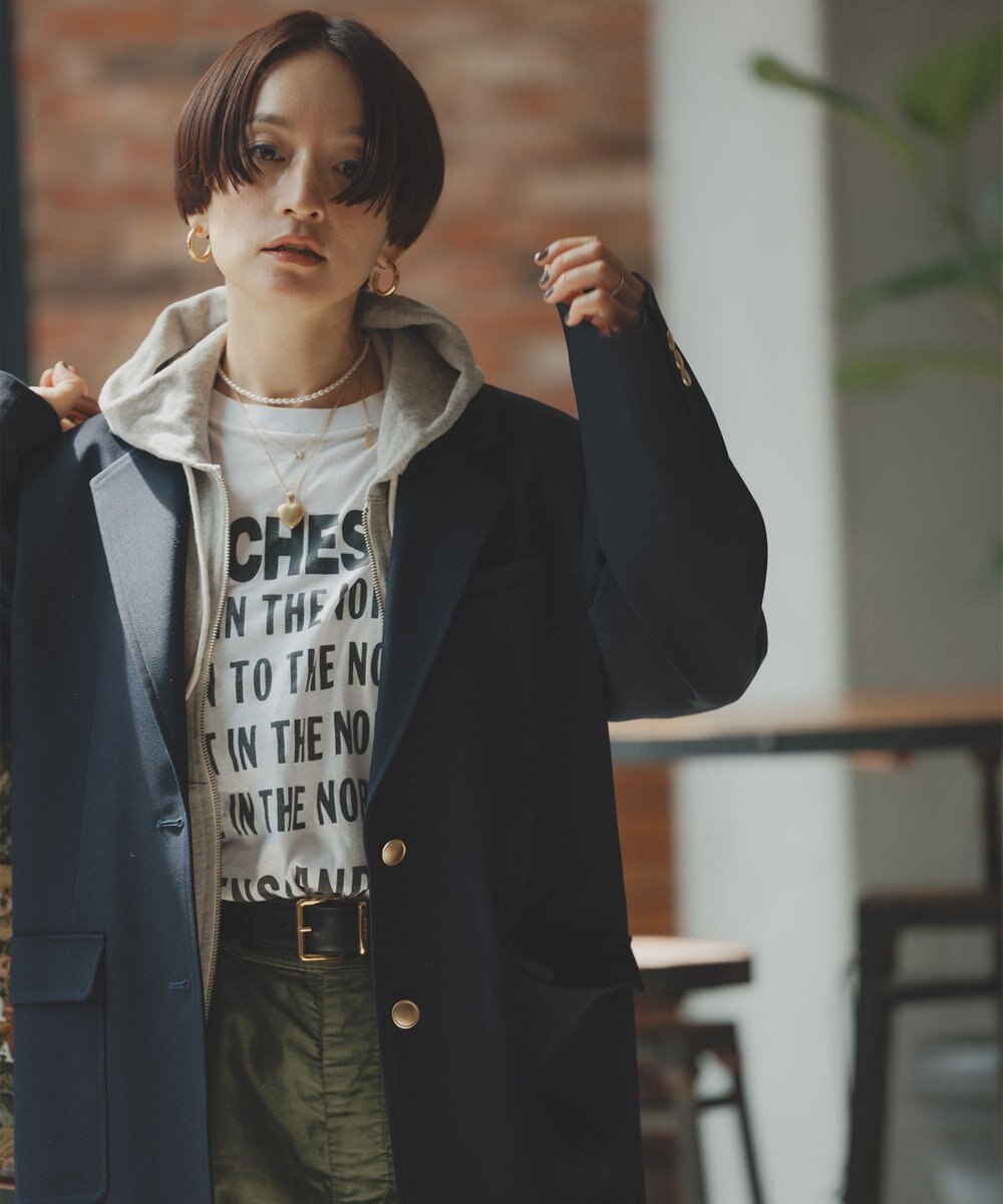 #Newans 【高山都さんコラボ】オーバーサイズテーラードジャケット 