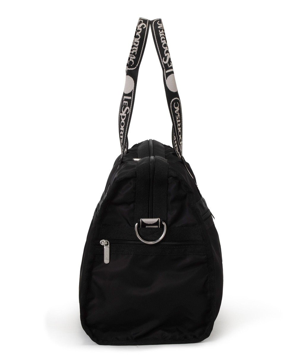 LeSportsac DELUXE MED WEEKENDER MH/ロゴジャガードブラックスナイデル 