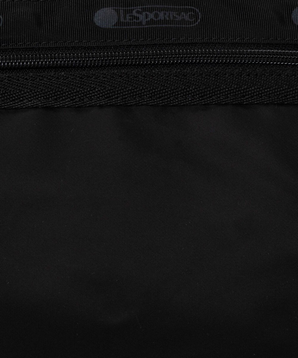 LeSportsac DELUXE MED WEEKENDER MH/ロゴジャガードブラックスナイデル 