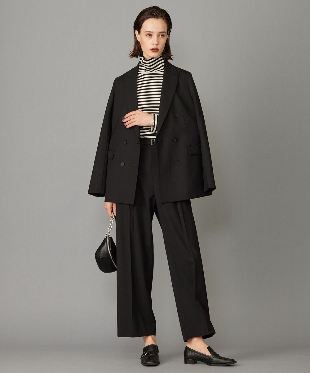 ICB L 【洗える】 シンプルジャージー ハイネックプルオーバー 