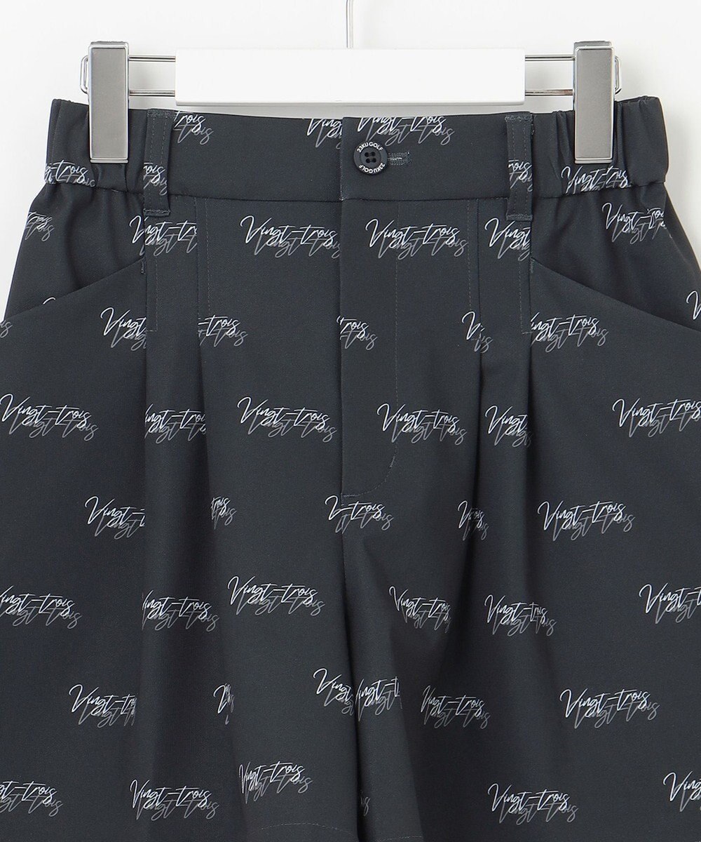 23区GOLF 着用動画あり【辻梨恵プロ着用】ロゴプリントショートパンツ 